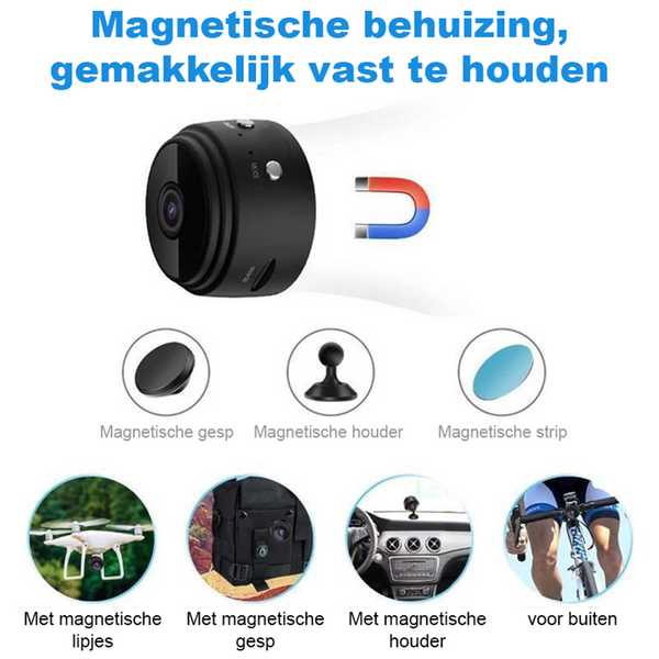 Secure 4 You - magnetische Mini-WLAN-Kamera