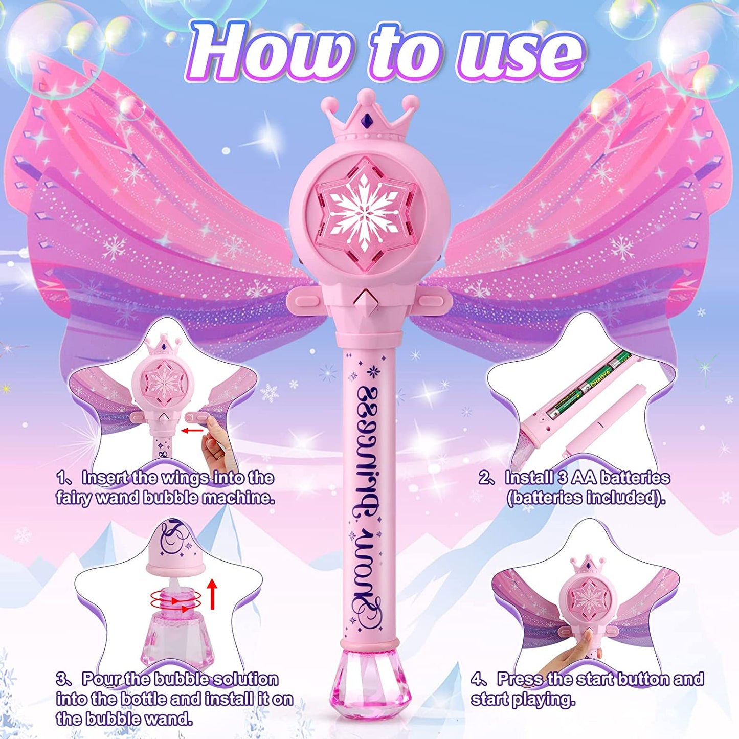 Magical Fairy Bubble Wand