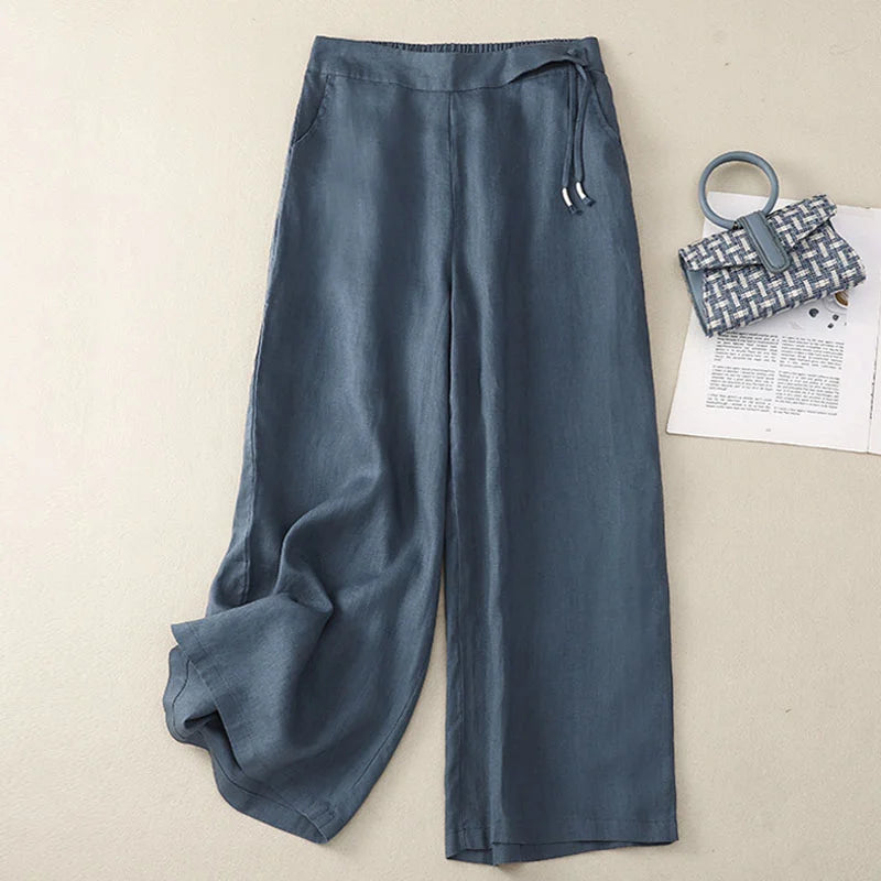 Elastic Waist Loose Pants