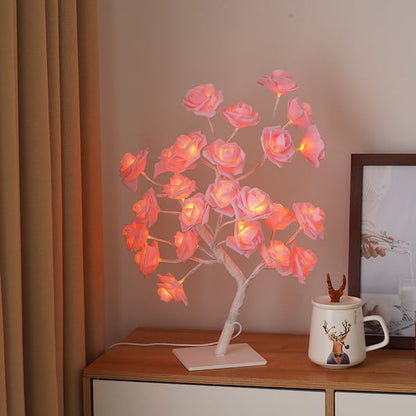 Rose Flower Tree Lamp