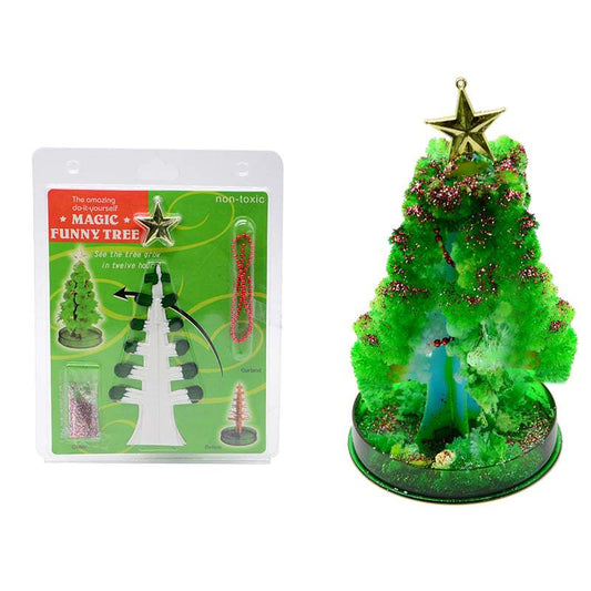 Magische Groeiende Kerstboom DIY Kit  - Groeiende Kristallen Kerstdecoratie