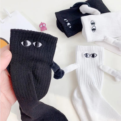 Magnetic Suction 3D Doll Socks