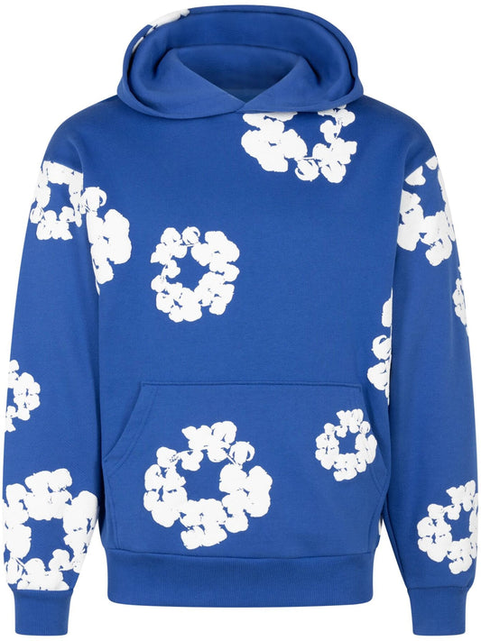 DE KATOENEN KROON HOODIE BLAUW