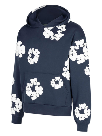 DE KATOENEN KROON HOODIE NAVY BLAUW