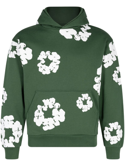 DE KATOENEN KROON HOODIE GROEN