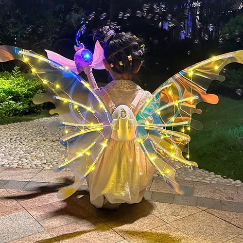 Elektrisk sommerfugl vinger Kostume