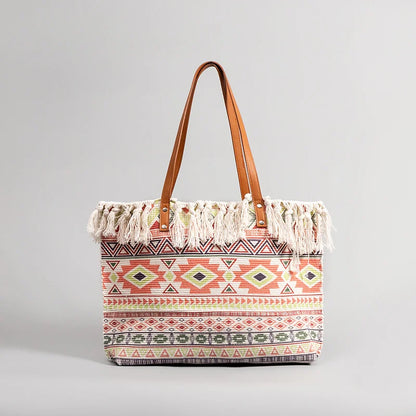 Ethnic Canvas Tote Bag