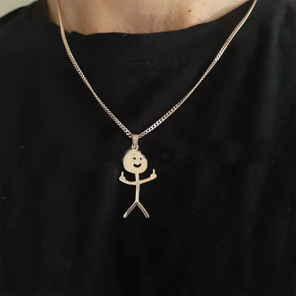 Creative Stickman Necklace