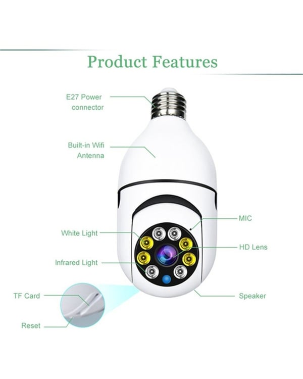 Wireless Rotate Surveillance Camera