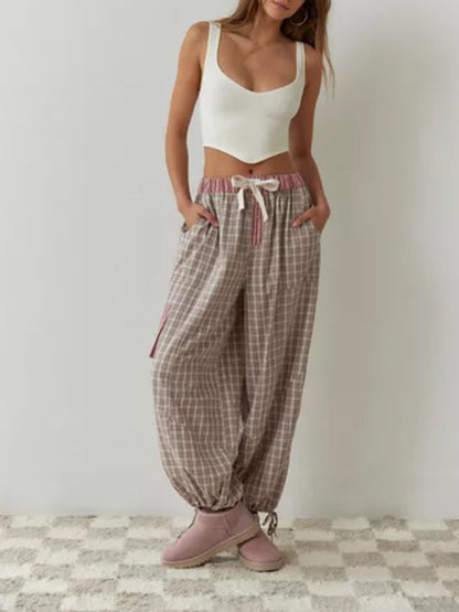 Plaid Women's Pajama Set