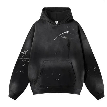 Unisex Rock Ster Comfort Hoodie Jas - Premium Katoenmix en Duurzaam