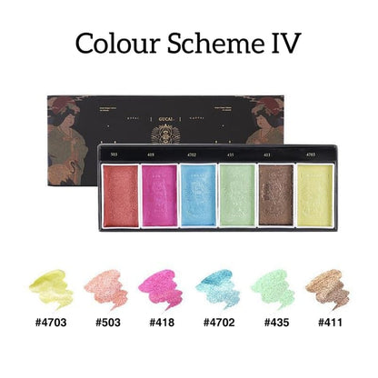 Glittery Watercolor Paint Set