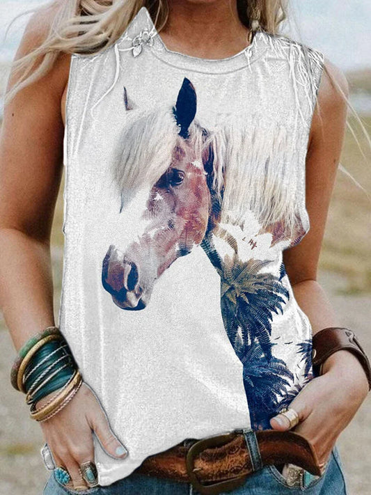 Pferd Portrait Tank Top