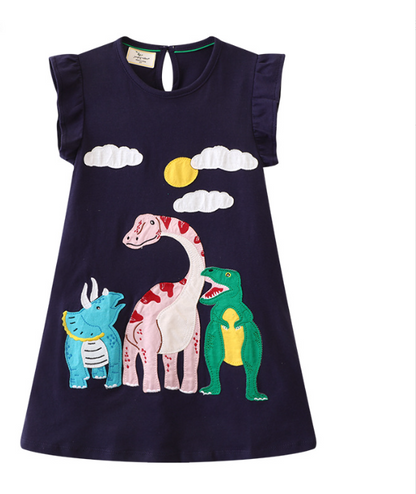 Dinosaurs Sleeveless Dress