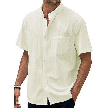 Collared Linen Summer Shirt