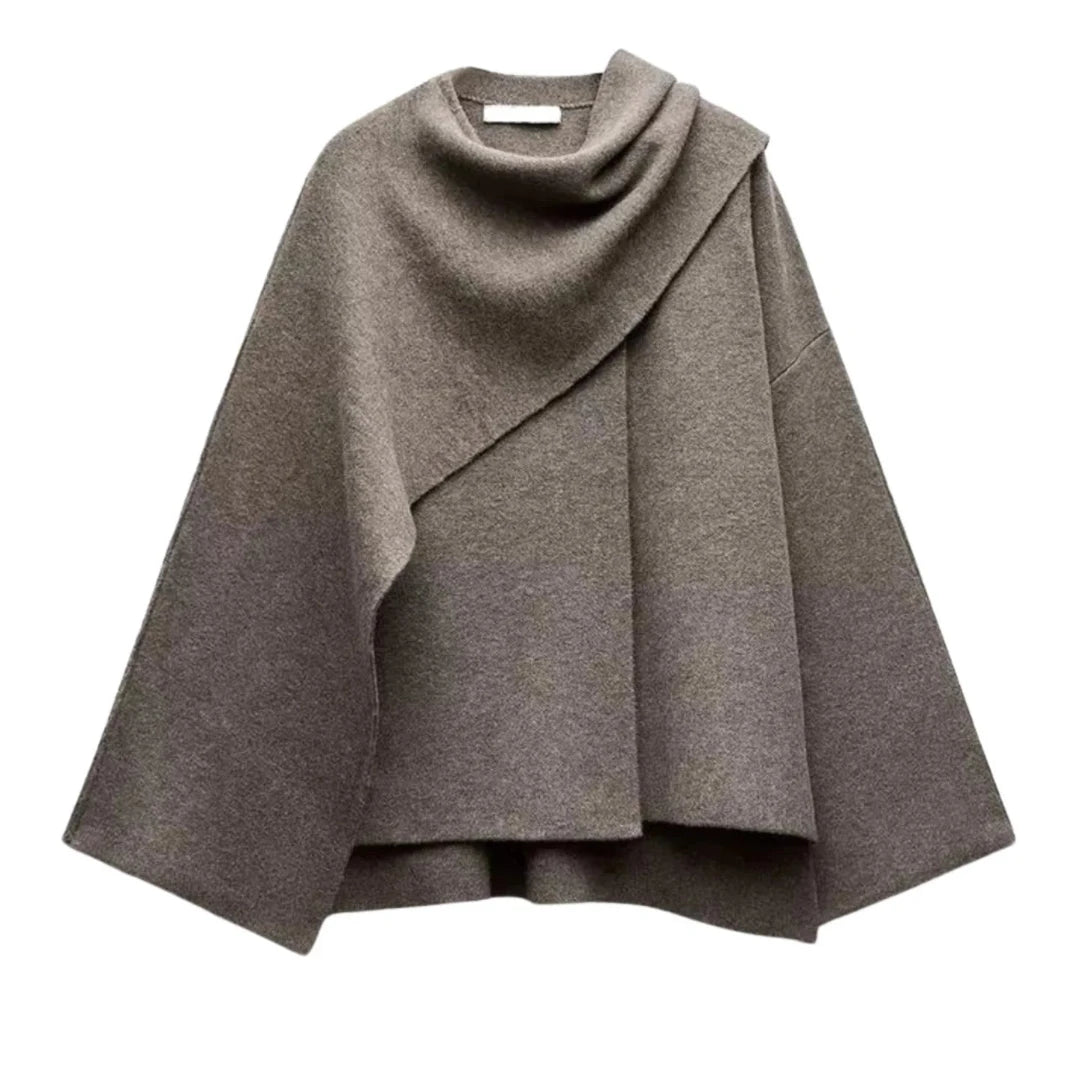 Dames Cape Jas - Elegantie en Warmte in Eén