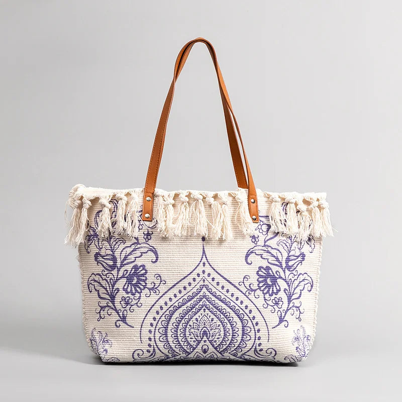 Ethnic Canvas Tote Bag