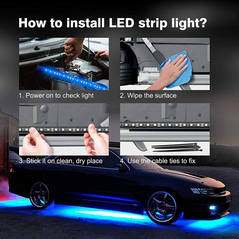 Car Underbody LED Strip Lights