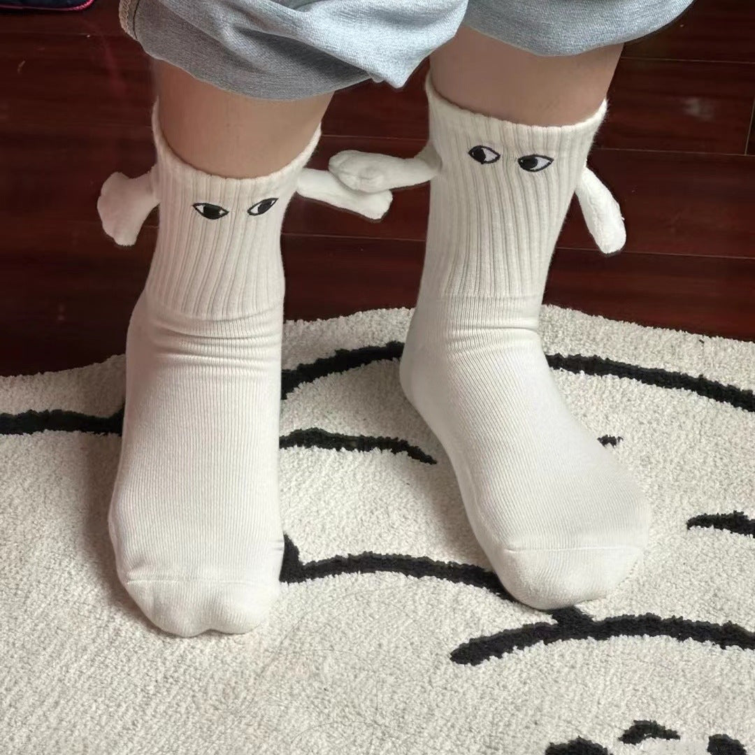 Magnetic Suction 3D Doll Socks