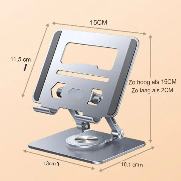 360° draaibare laptopstandaard - verstelbare ergonomische bureaustandaard