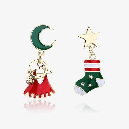 Boucles d'oreilles Noël