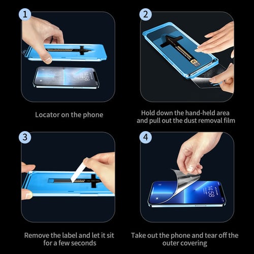 iPhone getemperd glas - stofvrij