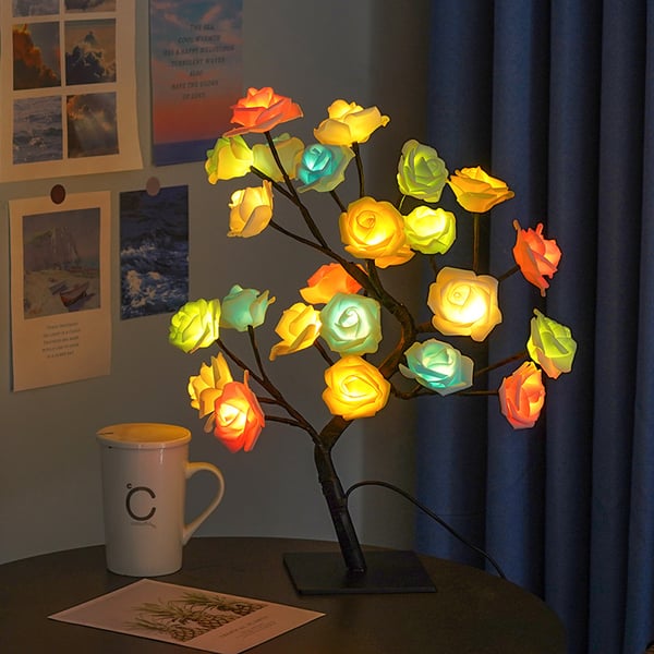 Rose Flower Tree Lamp