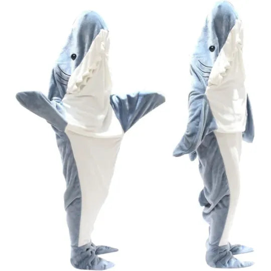 Cartoon Shark Sleeping Bag Pajamas