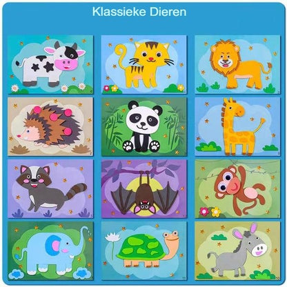 3D-dierenspeelset voor kinderen - Interactieve dierenfiguren voor creatief en educatief plezier