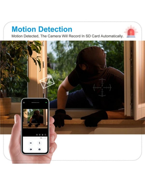 Wireless Rotate Surveillance Camera