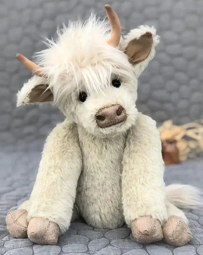 Cuddle Cow | Handgemaakte bloem dragende koe pluche