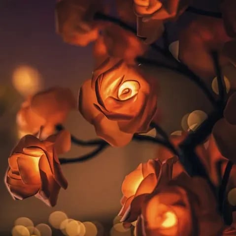 Rose Flower Tree Lamp