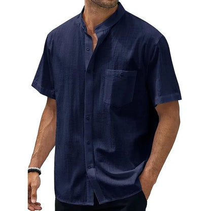 Collared Linen Summer Shirt