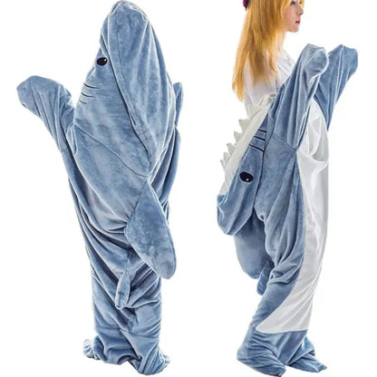 Cartoon Shark Sleeping Bag Pajamas