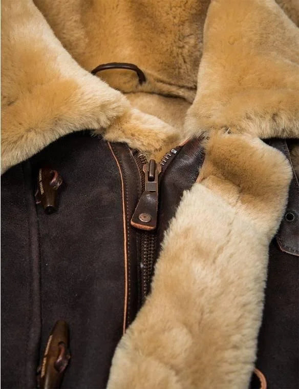 Men's Winter Fur Leather Coats