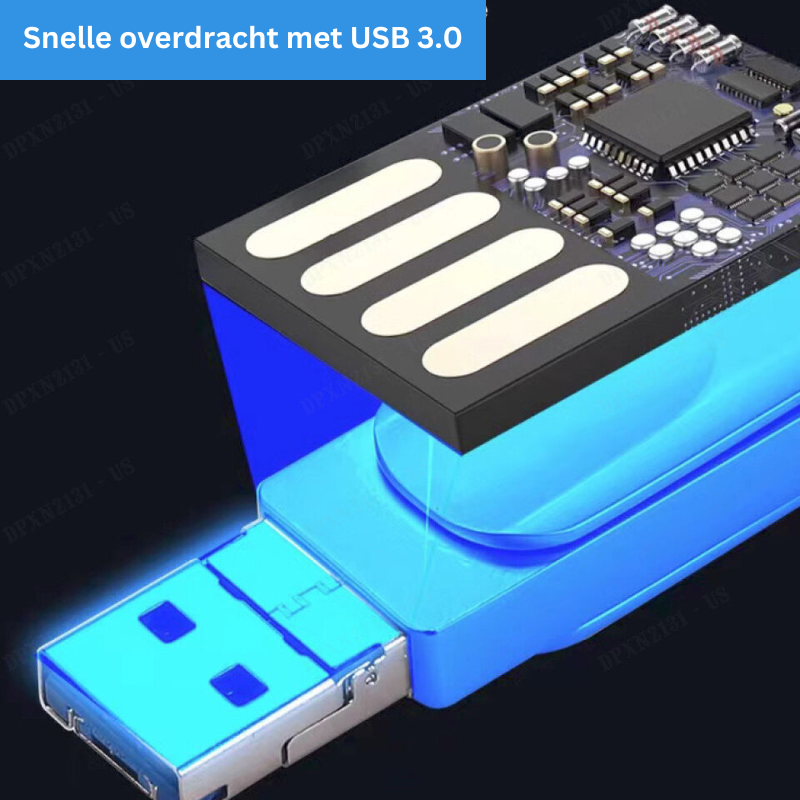 4 in 1 USB voor extra ruimte