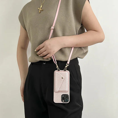 CarryCard | Cross Body riem telefoonhoesje met kaarthouder