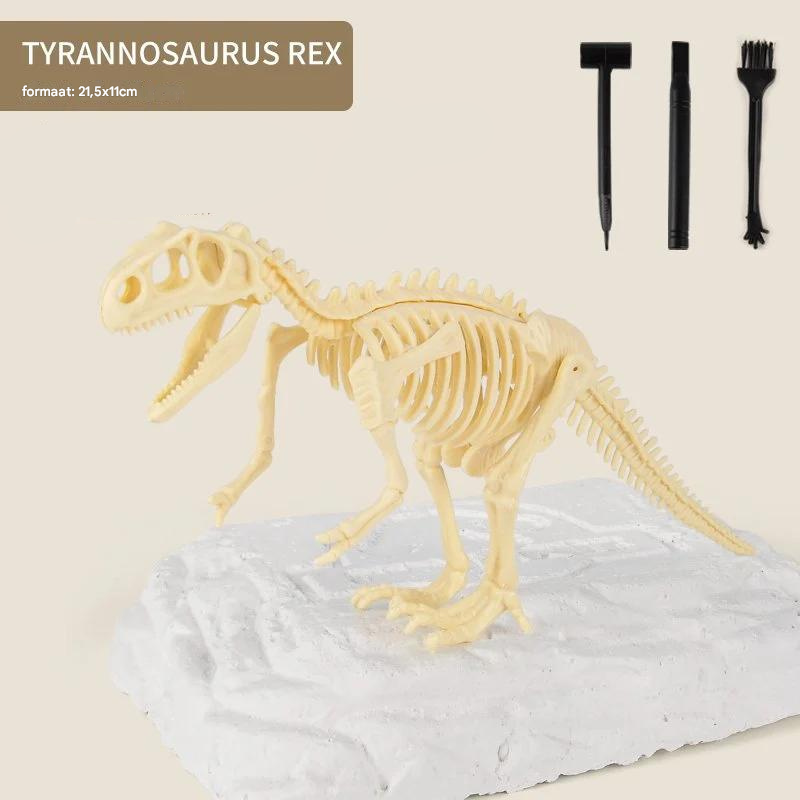 Opgravingsset voor dinosaurusfossielen