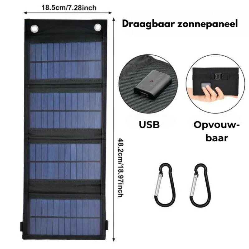 Inklapbaar Zonnepaneel - Efficiënt Energieproducerend Paneel