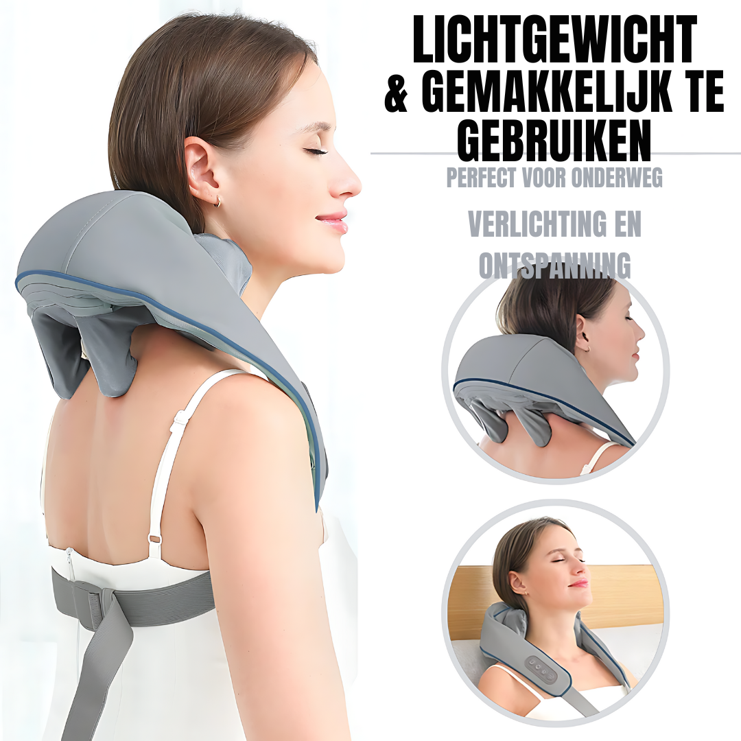 Warmtemassager voor Diepe Ontspanning - Verlicht Spanning & Stress