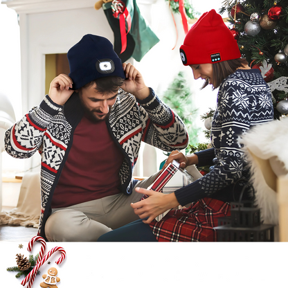 3-in-1 Function Bluetooth Beanie - Verbeterde LED en Bluetooth Technologie