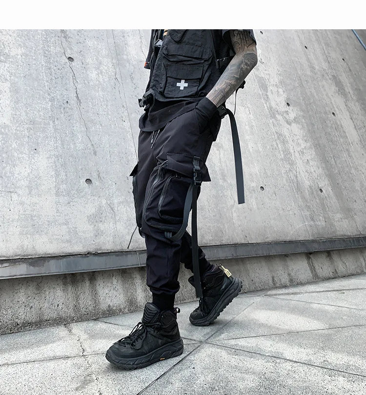 Pantalon cargo multi-poches streetwear