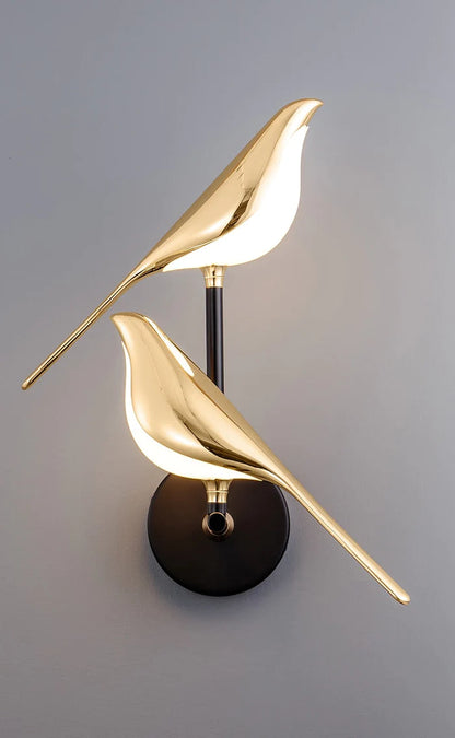 Gevleugelde wandlamp - Moderne wandlamp in de vorm van vogels