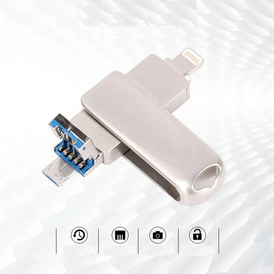 4 in 1 USB voor extra ruimte