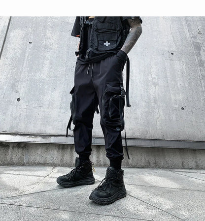 Pantalon cargo multi-poches streetwear