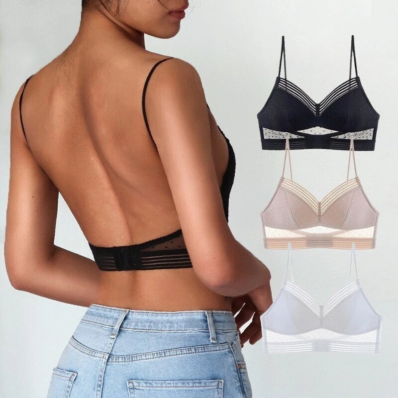 Lace Bra U Backless