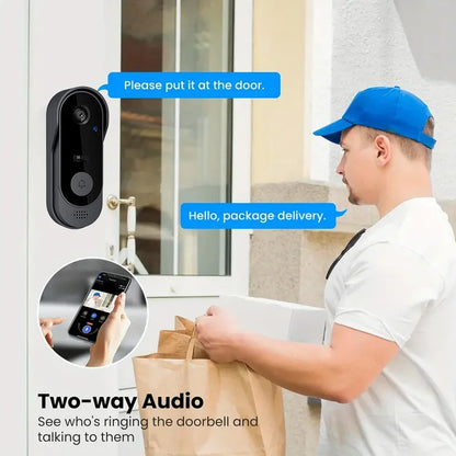 Wireless Waterproof Doorbell Camera