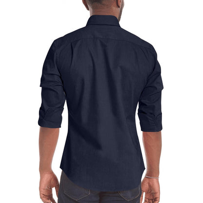 Men's Zipper Button Long Sleeve