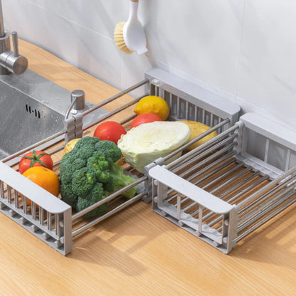 Adjustable Steel Sink Drain Rack