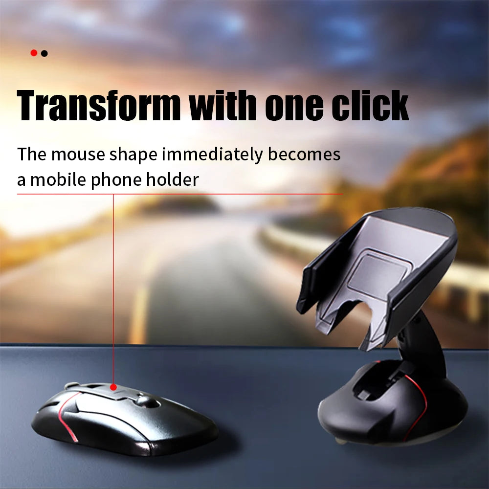 Creative Mouse Car Phone Holder